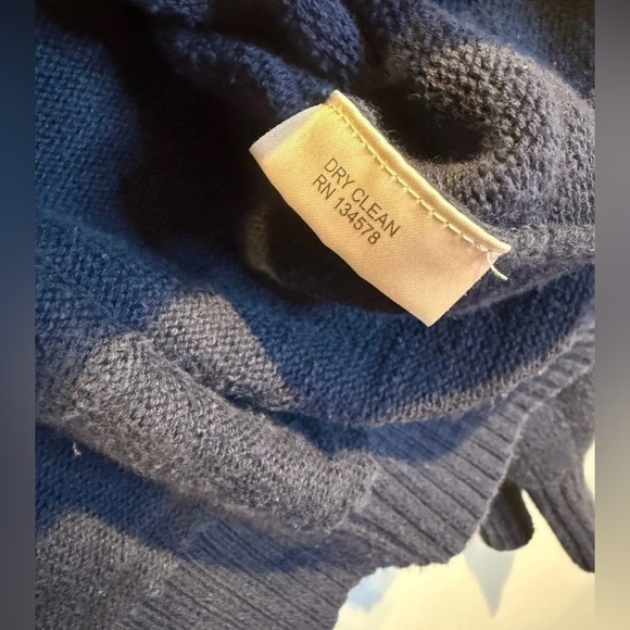 Vineyard Vines USA American Flag Whale 100% Cotton Sweater Navy Women Size Large - Picture 3 of 4